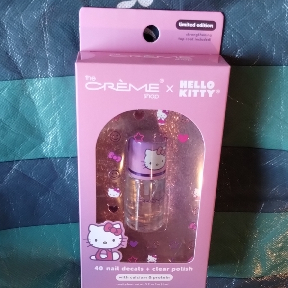 Hello Kitty Nail Decals & Clear Polish - Pink and Purple - Picture 5 of 5